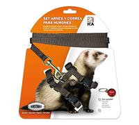 ICA DA973 Ferret Harness and Leash Set, Black