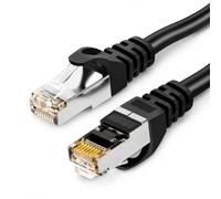 iCables Cat 7 Ethernet Cable 0.5M (50cm) - Thin Shielded S/FTP RJ45 LAN Internet Patch Cable, 10Gbps 600MHz High Speed - for Router, Modem, Smart TV, PC, PS5, Xbox - Sky, BT, Virgin, EE Compatible