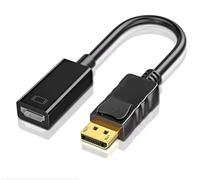 iCables DisplayPort to HDMI Adapter - DisplayPort (Male) to HDMI (Female) Converter with Audio for Lenovo, Dell, HP, Asus and more (DP to HDMI)