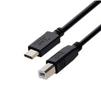iCables USB-C Printer Cable - Also Compatible With Scanner, External HDD and Peripherals - Toshiba/PNY/Sandisk - USB Type B to USB Type C - 1M