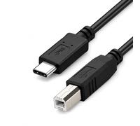 iCables USB C to USB B Cable 5M - USB C Printer Cable for HP, Canon, Epson, Brother, Lexmark Printer, Scanner, Fax - MIDI Lead for Keyboard, Piano - for MacBook Pro/Air, iMac, Windows Laptop