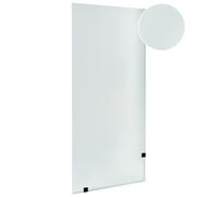 Beliani Shower Screen ICALMA 900 x 1950 mm Transparent, Clear