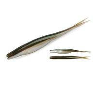 ICAMAS Floating TPR Soft bait fishing lure 4.72" Jerk shad Slightly split tail Artificial Silicone drop shot bass sea tackle (Color : Color-A)