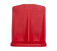 iCan Double Fire Extinguisher Stand - Red Plastic | Freestanding Base for All Extinguishers | Universal Fire Point Display for Office, Retail & Industrial Use