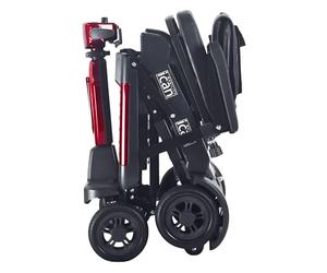 iCan EasyFold X-11 Manual Folding Mobility Scooter - Lightweight 21Kg with Battery, Compact, Manual Folding, Long Range, LED Display - Portable Mobility Scooter for Seniors, Class 2, UK Regulated.