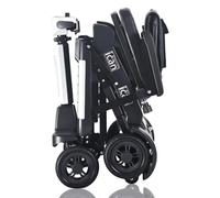 iCan EasyFold X-11 Manual Folding Mobility Scooter - Lightweight 21Kg with Battery, Manual Folding, Long Range, LED Display - Portable Mobility Scooter for Seniors, Class 2, UK Regulated