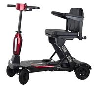 iCan EasyFold X-11 Manual Folding Mobility Scooter - Lightweight, Compact, Portable Travel Scooter with 180W Brushless Motor, Long Range, Solid Tyres & LED Display