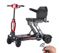 iCan EasyFold X-12 Electric Folding Mobility Scooter - Lightweight, Compact, Automatic Fold, Long Range, LED Display - Portable Travel Mobility Scooter for Seniors & Adults