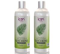 ICAN LONDON 100% Natural & Concentrate Vegetable Glycerine For softens & Moisturizes the skin (2 x 500ML)