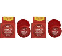 ican London Argan Oil Edge Control Hair Gel Extra Hold 2 X 80g