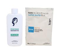 ICAN LONDON CREAM PEROXIDE 30 VOL 9% 100 ML + RAPID BLUE POWDER BLEACH 80 G SET