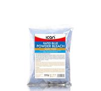 ican London Dust Free Rapid Blue Powder Bleach Hair Lightener 500gram Packet