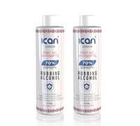 ican london isopropyl rubbing Alcohol 70% First aid Antiseptic 1 litre (2 x 500ml)