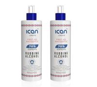 ican london isopropyl rubbing Alcohol 70% spray First aid Antiseptic 1 litre (2 x 500ml)