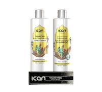ican London Jamaican Castor Oil Anti-Dandruff & Itch Relief Formula Shampoo & Sulfate free conditioner 500ml x 2