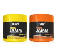 ican London Jamm Conditioning gel Honey Extra Hold 500ml + Orange Supreme Hold 500ml Combo Set