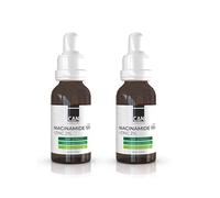 ican london Niacinamide 10% + Zinc 2% For Face Blemish Pore Refining Serum, 2 x 30ml