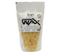 Ican London Professional Hard Wax Beads,Stripless Depilatory Waxing Pellets Solid Beans No Strip Needed, Pain Free Hair Removal Wax For Full Body (Coconut & Arnica, 250g)