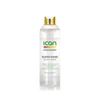 ican London Shea Butter Hair Oil Serum, Super Shine, Silky Smooth Style, 250ml