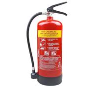 iCan Products 6 Litre Fluorine-Free Wet Chemical Fire Extinguisher for Class F Cooking Oil Fires - Commercial Kitchen Fire Safety for Restaurants & Catering - Eco-Friendly Agent