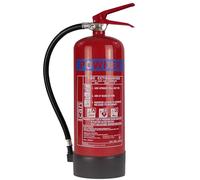 iCan Products 6kg Powder Fire Extinguisher for Class A, B & C Fires - Multi-Purpose Fire Safety for Warehouses, Workshops, Garages, Vehicles & Industrial Use with Wall Bracket