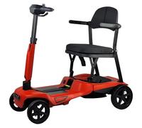 iCan X-15 Folding Mobility Scooter with Removable Battery, Joystick Control, Drive/Freewheel Mode, LED Lights and Auto Power-Saving - Compact Electric Travel Scooter with UK Warranty