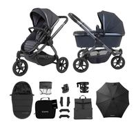 iCandy Peach 7 All Terrain Pushchair with Carrycot and Accessories - Storm