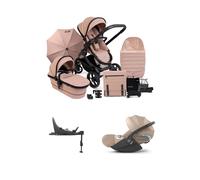 iCandy Peach 7 Complete Pushchair Bundle with Cybex Cloud T Car Seat & Base - Cookie Cookie