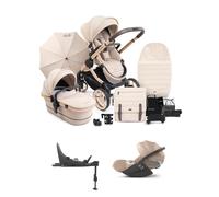 iCandy Peach 7 Complete Pushchair Bundle with Cybex Cloud T Car Seat - Biscotti Biscotti