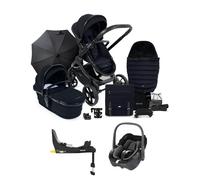 iCandy Peach 7 Complete Pushchair Bundle with Maxi-Cosi Pebble 360 & Base - Black Black