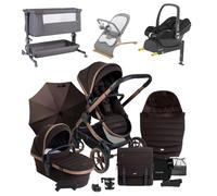 iCandy Peach 7 Essential Bundle, Maxi-Cosi Cabriofix, Bouncer And Bedside Crib