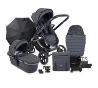 iCandy Peach 7 Pushchair and Carrycot Complete Bundle, Dark Grey