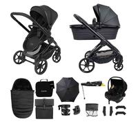 iCandy Peach 7 STUDIO Travel System with Safe Fit Car Seat & Base 13-Piece Bundle - Studio