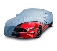 iCarCover Fits. [Ford Mustang Convertible] Full Car Cover Waterproof All Weather Weatherproof UV Sun Snow Dust Storm Resistant Exterior Outdoor Custom Protection with Straps (Year Fits 2015-2021)