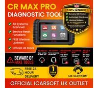 iCarsoft CR MAX - 2024 ABS SRS EPB BATTERY CODING DPF OIL SERVICE RESET