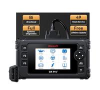 iCarsoft CR Pro+ OBD2 Scanner, All System Car Diagnostic Tool with 49 Maintenance Services, Car Code reader, Actuation/Bi-directional Test/Battery Test/Auto VIN, Lifetime Update