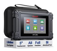 iCarsoft Motorcycle Full System Diagnostic Tool for 21 Brand MT Pro Mini All Service Touchscreen Code Reader with Actuation Test AutoVIN Battery Test Free Update Motorbike and Car 2-in-1 OBD2 Scanner