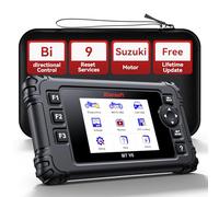 iCarsoft MT V6 for Suzuki Motorcycle Bidirectional Diagnostic Tool with 14 Reset/13 Active Test Full System Scan Code Reader, Motorbike & Car OBD2 Scanner/Live Data/Battery Test/AutoVIN