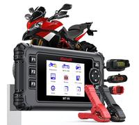iCarsoft MT V6 Motorcycle Diagnostic Scan Tool for Ducati Motorcycle Scanner, All System Diagnose/153 Maintenance Services/112 Bidirectional Test, Read/Clear Codes,Battery Test -UPGRADED VER