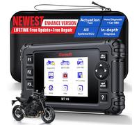 iCarsoft MT V6 Motorcycle Diagnostic Scan Tool for Yamaha, All System Motorbike OBD Scanner, 9 Bidirectional/Actuation Test, Full Reset-Oil/ETC/ABS/ESA/Engine Idle, Battery Test