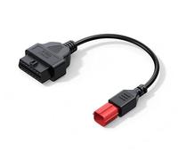 iCarsoft MT04-1 Diagnostic Test Cable for MT V6, 6 Pin to 16 Pin OBD2 Adapter Motorcycle Diagnostic Cable for Ducati Benelli Triumph 6pin Bike, Work Scanner