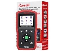 iCarsoft OBD2 Scanner POR V1.0 for Porsche/Cayenne/Macan, All System Diagnostic Tool with Oil/SAS Reset, Battery Test, 10 OBD2/EOBD Modes CAN Car Scan Code Reader, DTC Lookup, Live Data, Freeze Frame