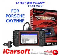 iCarsoft Genuine Diagnostic Tool POR V3.0 - Porsche Professional OBD II - UK 2024