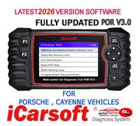 iCarsoft Genuine Diagnostic Tool POR V3.0 - Porsche Professional OBD II - UK 2024