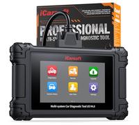 iCarsoft US V4.0 Bidirectional Diagnostic Tool for Ford/Ford/Jeep/Chevrolet/GMC, Full System OBD2 Scanner with 39 Services for US Brands, Active Test, Auto VIN, Lifetime Update
