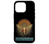 Icarus Falling Greek Mythology Geometric Mandala Sun Case for iPhone 16 Pro