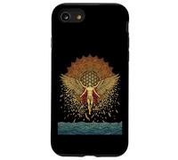 Icarus Falling Greek Mythology Geometric Mandala Sun Case for iPhone SE (2020) / 7/8