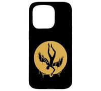 Icarus Falling Sun Silhouette Greek Mythology Minimalist Case for iPhone 15 Pro