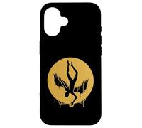 Icarus Falling Sun Silhouette Greek Mythology Minimalist Case for iPhone 16