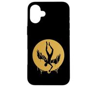Icarus Falling Sun Silhouette Greek Mythology Minimalist Case for iPhone 16 Plus